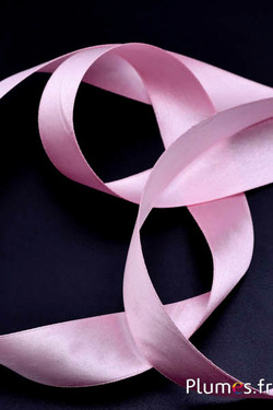 Satinband - Breite 25 mm - zartrosa